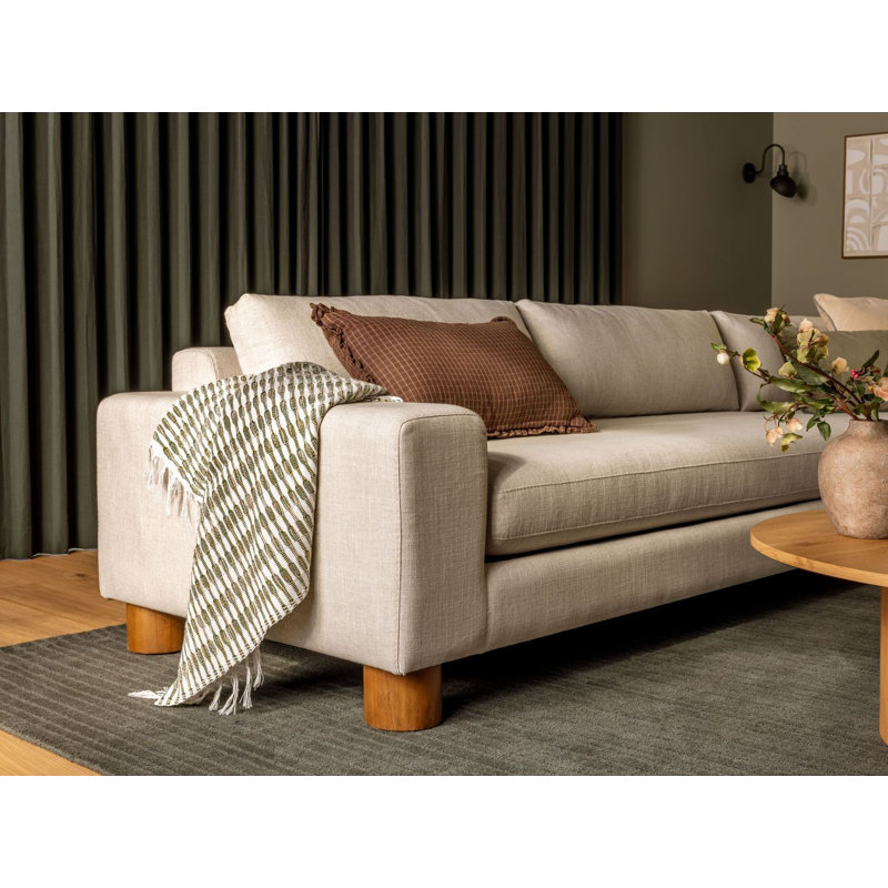 Canapé modulaire 2 pièces 135 po Milo, Perle , Orienté à droite