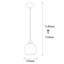 Luminaire suspendu simple à 1 lumière Sewanee