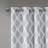 Jacquard Grommet Top Total Blackout Curtain Panel-102624878-102624883