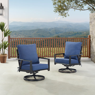 Darryl Swivel Aluminum Outdoor Lounge Chair