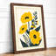 Three Stem Botanic Botanical - Framed Print-942823664-942823667