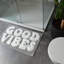 Good Vibes Slogan Bath Mat-106445150