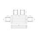 Danylle 79'' Rectangular 8 - Person Outdoor Dining Set
