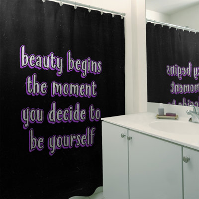 Shower Curtain and Liner Included