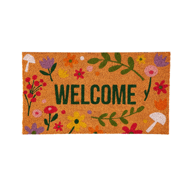 Spring Floral Haven Mat
