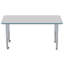 Table rectangulaire d'activité rectangulaire avec pieds réglables-49447487-99105924-99105923