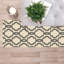Tapis rayé ivoire / gris Blytheville-303284195
