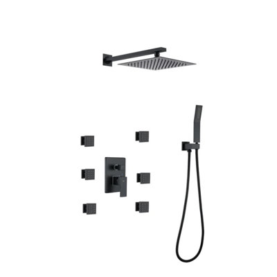 Système de douche complet avec valve brute
