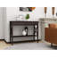 Console l 39,4 po avec 2 tiroirs et tablette de rangement-313636752