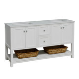 Binne 60'' Double Bathroom Vanity with Top