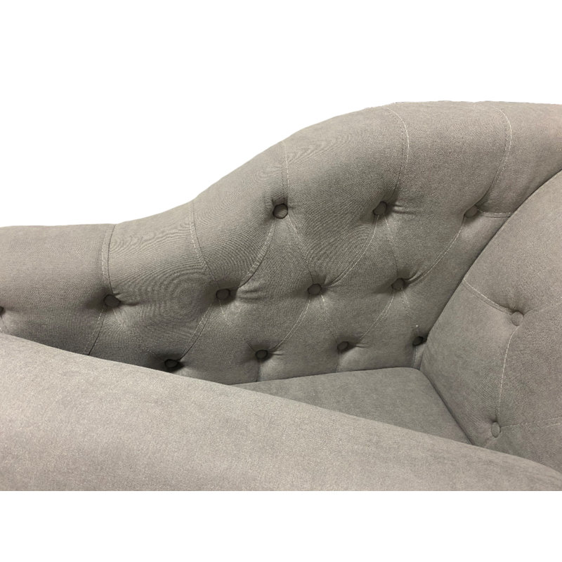 Gladeview Velvet Accent Chair, Grey