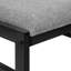 Ensemble de table de salle à manger, ensemble de 3 pièces, petit, abattant 35 po, cuisine, métal et stratifié, tissu, contemporain, moderne-1981271135-1981271132