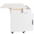 Mobile Kitchen Island With Storage Cabinet, Drop Leaf Countertop - White Hidden Trash Can Storage, Foldable Leaf, Spice Rack, Towel Bar,-2011520442