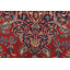 Tapis oriental rétro en laine rouge 9 pi x 11 pi 4 po
