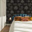 Panneau mural noir Palm Leapard