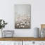 «Neutral White Blossom Field», impression sur toile - décor floral rustique doux pour le salon ou la chambre à coucher-115244954-115244955-115244957