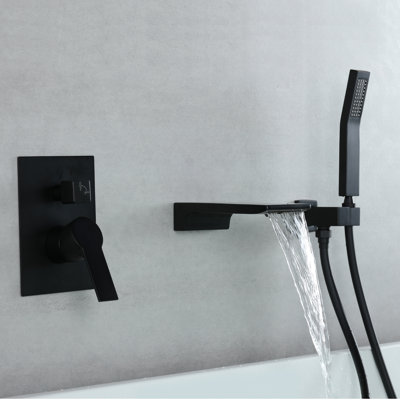 Système de douche à 2 fonctions avec douchette et bec de baignoire