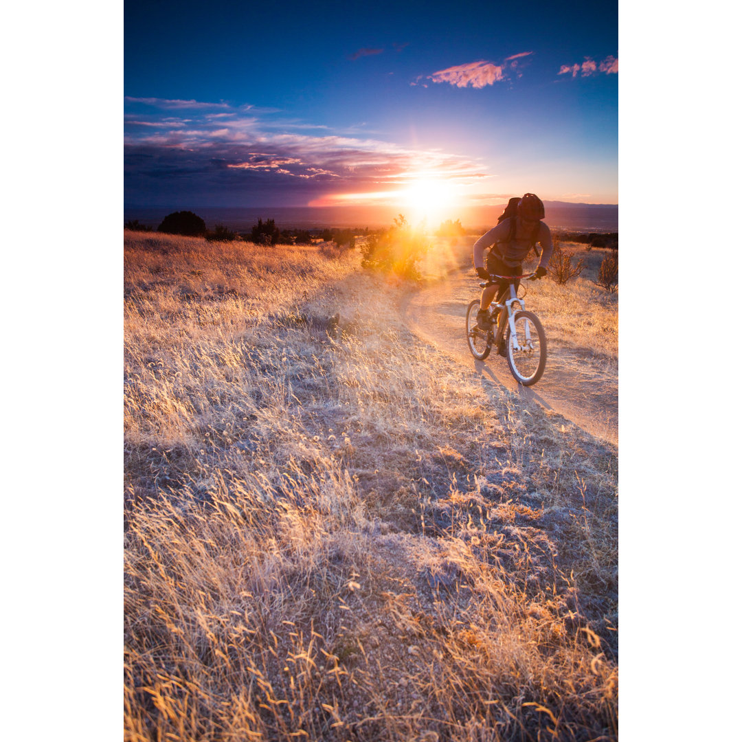 Mountainbiking Sonnenschein Landschaft