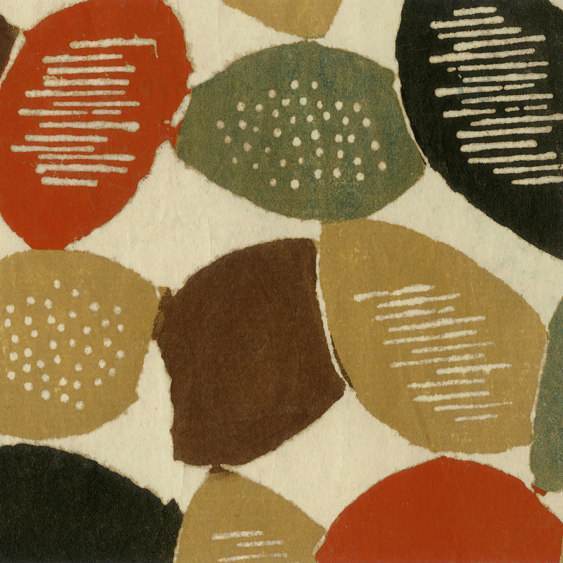 Motif ovoïde II, H 12 po x l 12 po