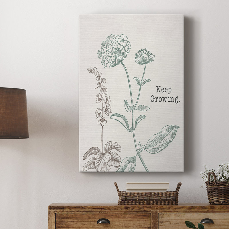 Continuez à grandir - Cavas de galerie sur mesure, H 18 po x l 12 po