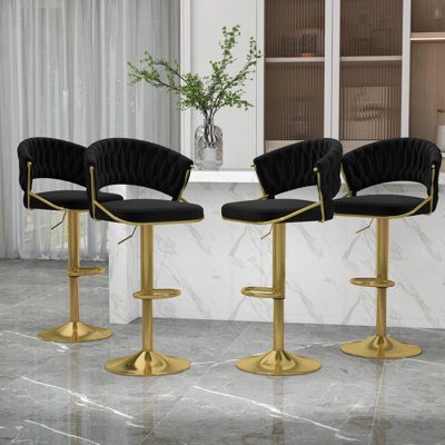 Ginko Height Adjustable Swivel Bar Stool