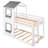 Ahman Kids Twin Over Twin Bunk Bed-1491652206