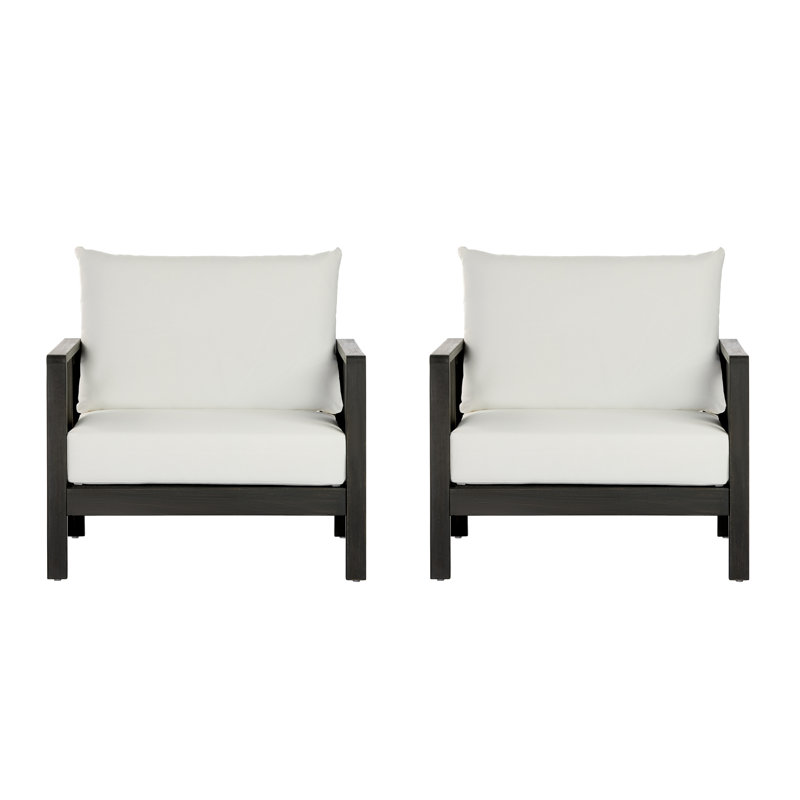 Chaises longues confortables, ensemble moderne en bois d'acacia pour terrasse