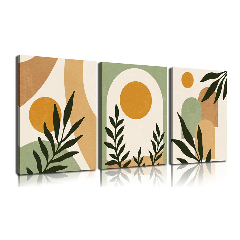 3 Piece Wrapped Canvas Wall Art