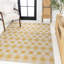 Tapis jaune / crème Drora-1274563269