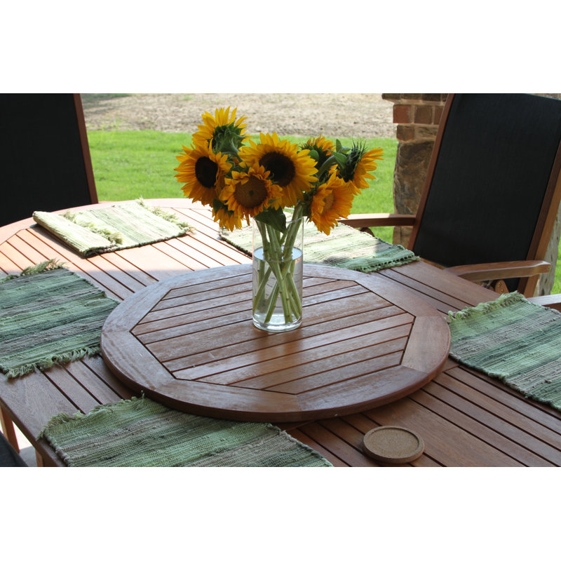 Beachcrest Home™ Blaser Wood Lazy Susan, 20"