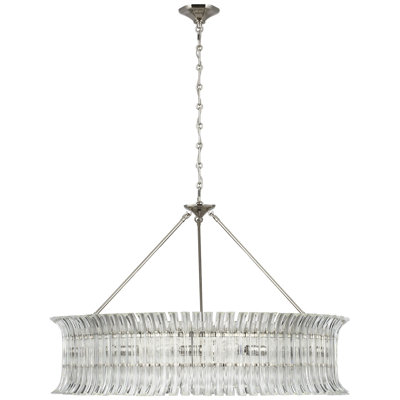 AERIN Rhine 36" Ring Chandelier with Crystal