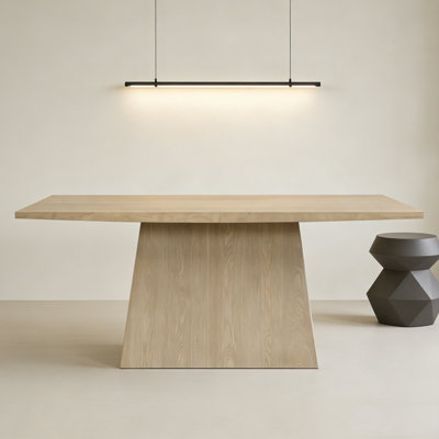 82 Inches Lowell Pedestal Dining Table