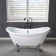 Glory 3 Handle Bathroom Clawfoot Tub Faucet with Diverter