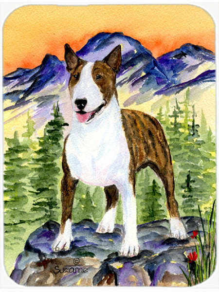 Planche à découper Winston Porter Bull Terrier et verre de montagne