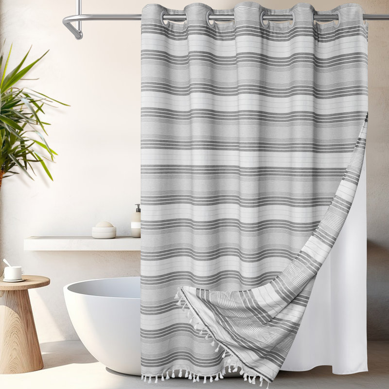Rideau de douche Adamsun, Gris Heather