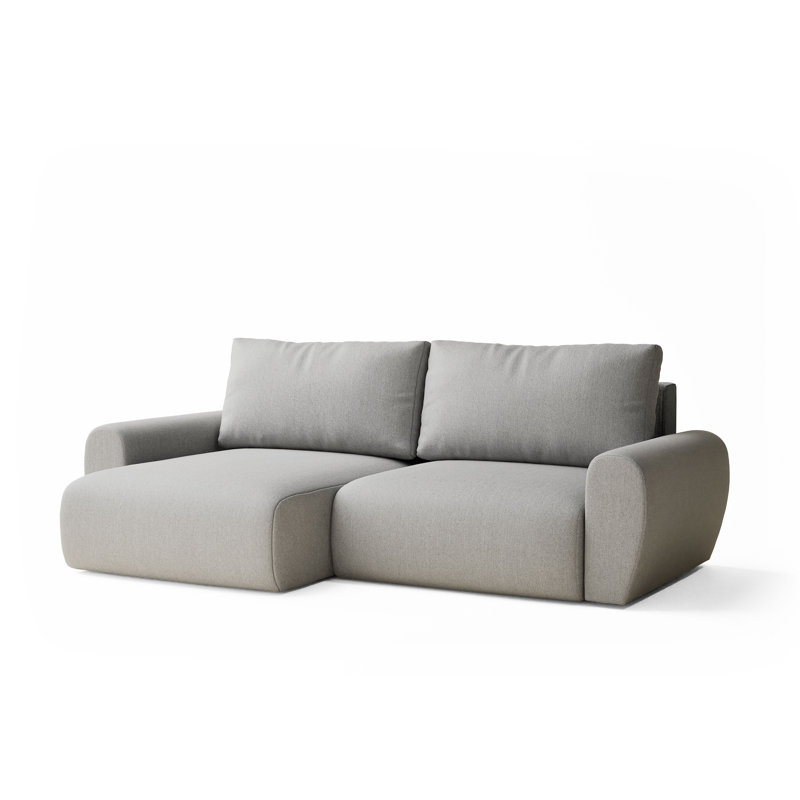 3 Seater Corner Sofa, Left Hand Facing, Light Grey