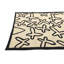 Tapis noir et blanc Kilim