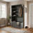 Multi-functional Hall Tree With Storage Shelves, Cabinet, And Bench – Can Be Used Separately-221473771