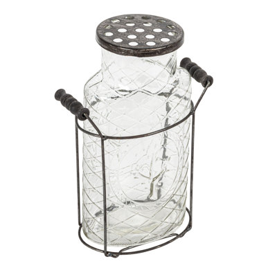 Vase de table en verre Amphora