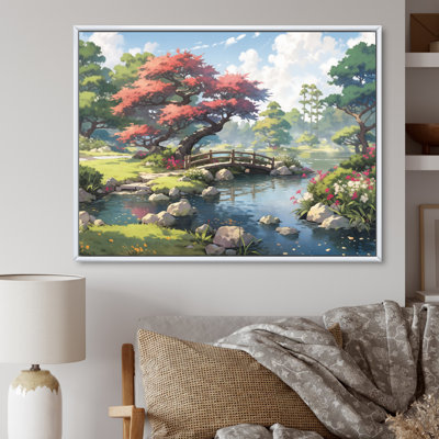 " Japan Landscape of the Rising Sun II " Mixed Media and Color Photography Print