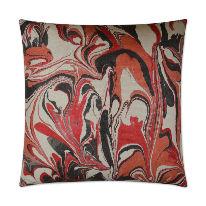 Jada Decorative Throw Pillow, Coral, Square 20"