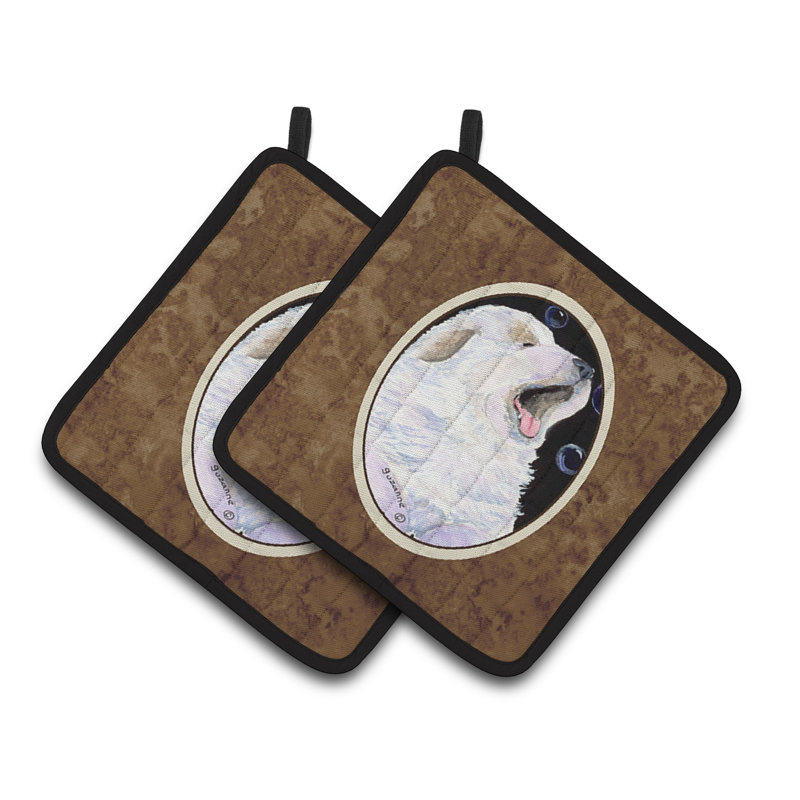 Caroline's Treasures Great Pyrenees Polyester Potholder