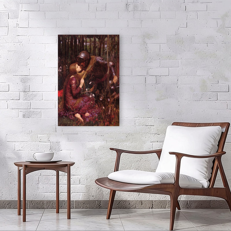 La Belle Dame Sans Merci, reproduction d'art murale classique contemporaine, 36" H x 24" W
