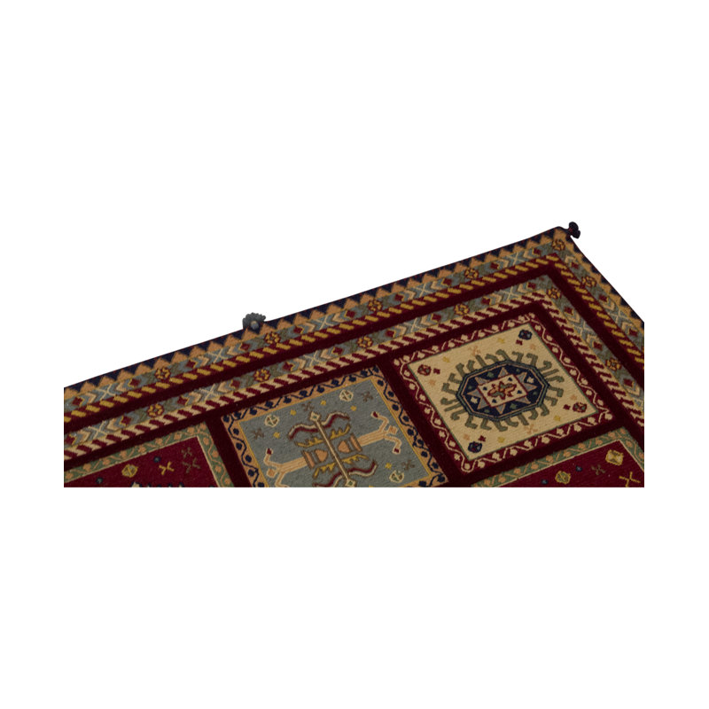 Sultanabad Wool Patchwork Area Rug
