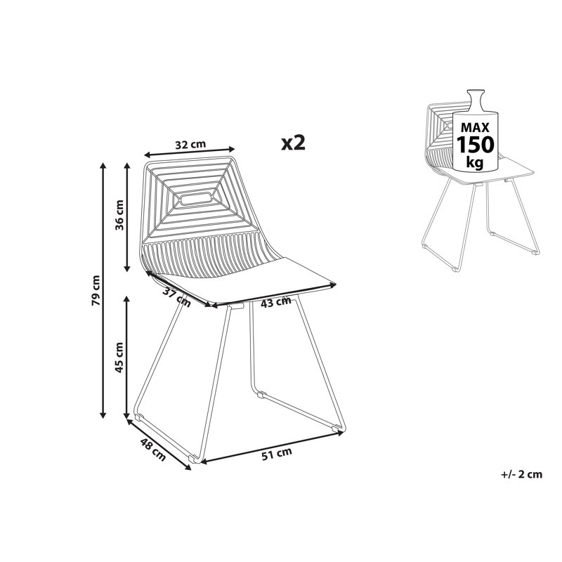 Deray Slat Back Side Chair, Rose Gold, Rose Gold