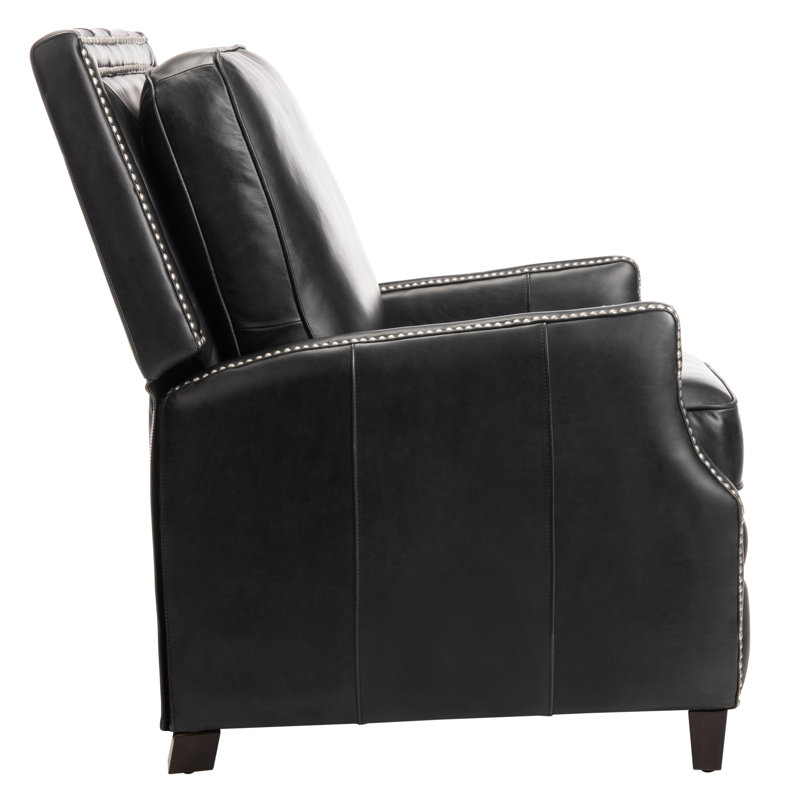 Couture Leather Recliner, Black