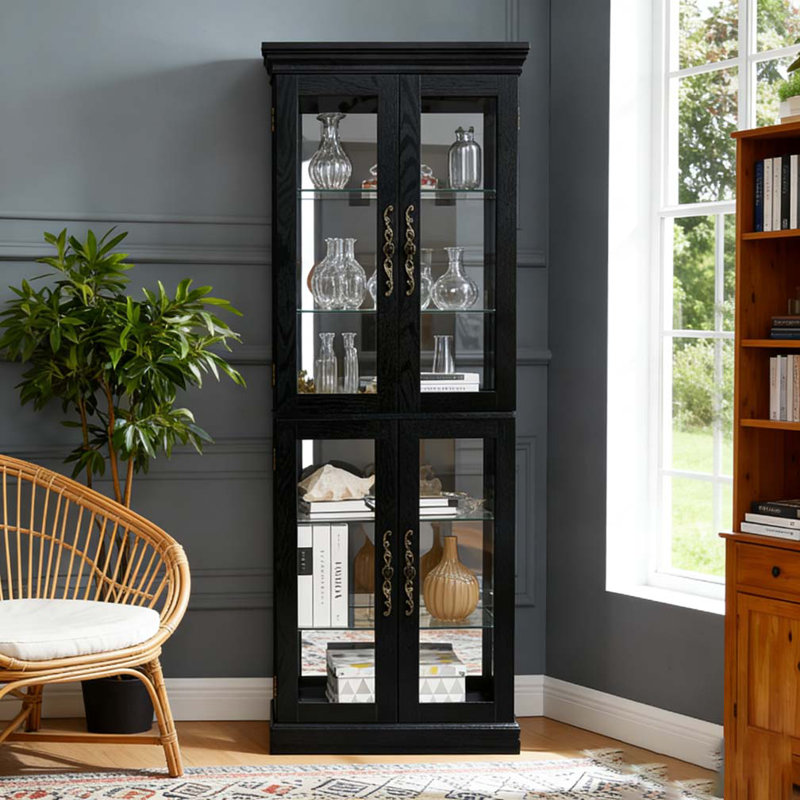 Vitrine vitrée élégante