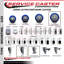 Jeu de roulettes extensibles en poly sur roues pivotantes 3/4 po 2 freins SCC
