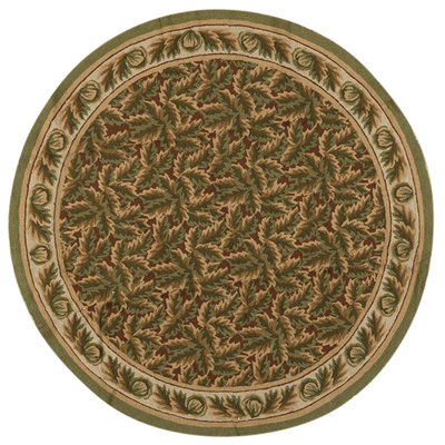 Wool Floral Indoor Rug