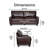Serta Palisades Track Arm Sofa, Easy Care Fabric, Soft Pillow Back, Pocket Coil Seat Cushions-91059308-125119070